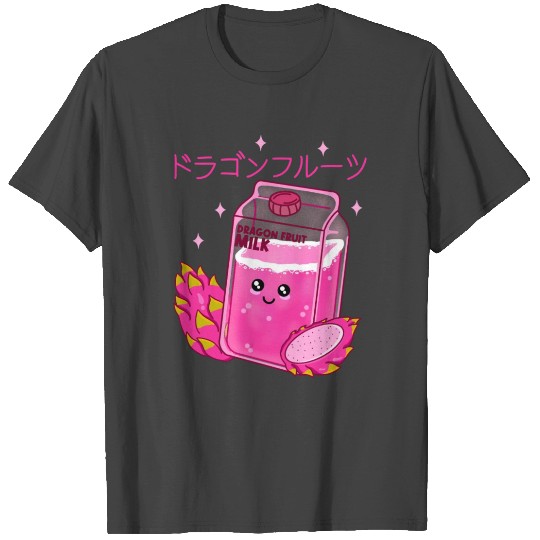 Kawaii Dragon Fruit Milk T Shirts