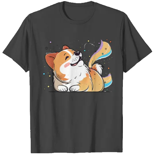 The Joyful Adventures of Max the Colorful Dog T Shirts