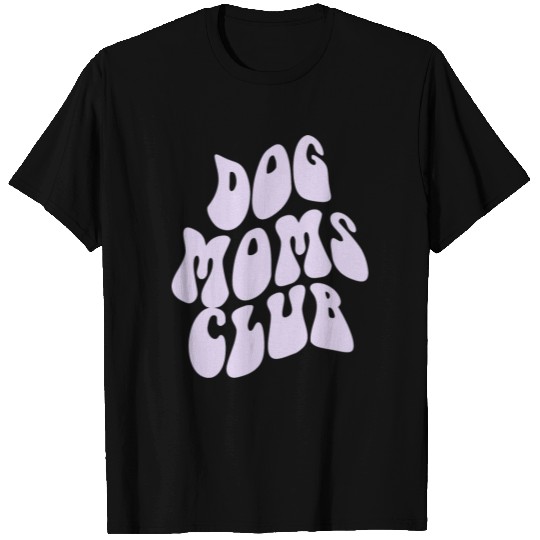 Dog Moms Club retro Pet Lover T Shirts