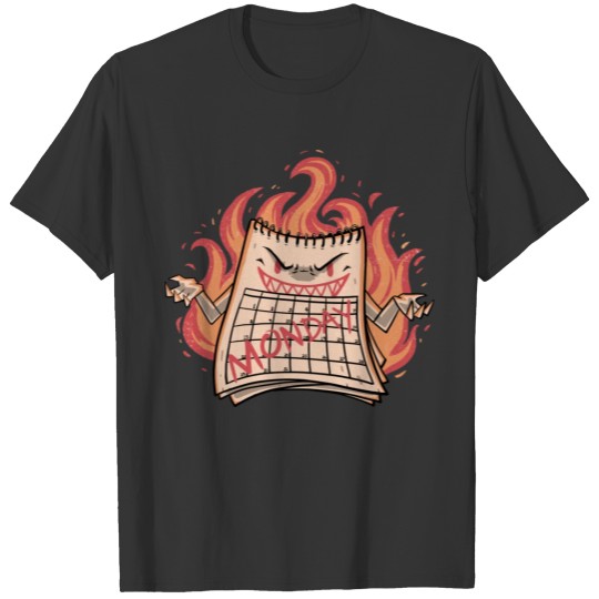 Here Comes Monday Horror Funny Hell Gift boy T Shirts