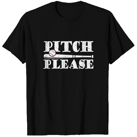 Pitch Please Baseball Pitcher Sports Player T Shirts