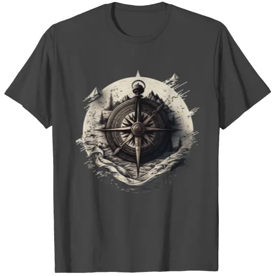 navy compass T Shirts