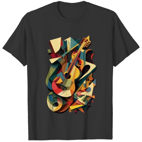 Abstract Music T Shirts