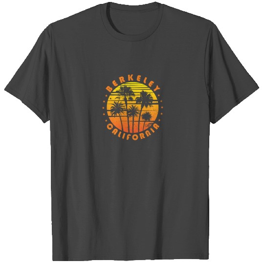 Retro Berkeley California Souvenir Vintage Palm T Shirts