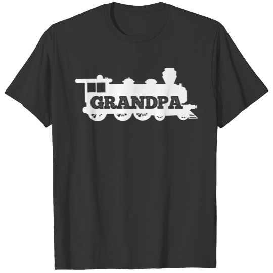 Train Grandpa Vintage T Shirts