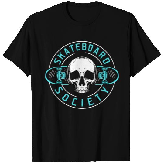Skateboard Society Skateboard Roller Skates T Shirts