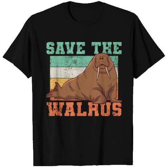 Walrus Endangered Conservation Vintage T Shirts
