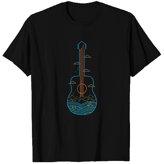 Nature Guitar T Shirts