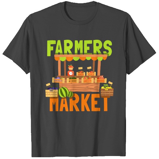 Farmers Market Chicken Farmer Cow Farming T Shirts