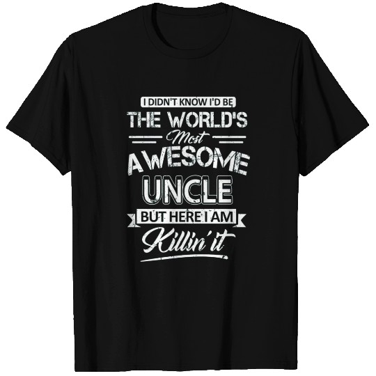 World's Most Awesome Uncle Vintage T Shirts