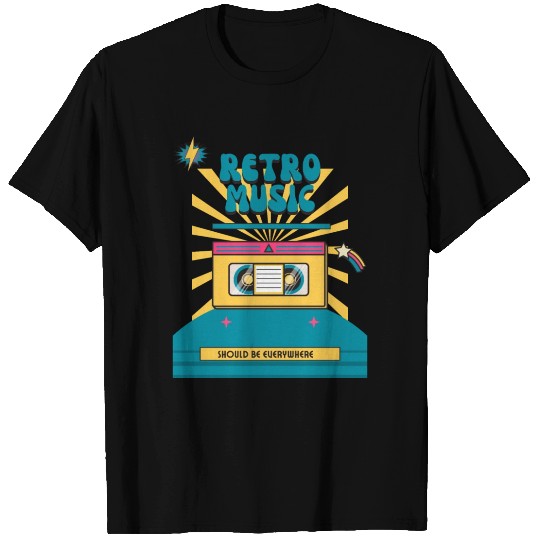 Retro music / 90s / cassette print iconic T Shirts