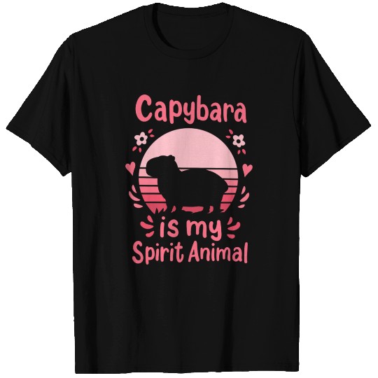 Capybara Spirit Animal T Shirts