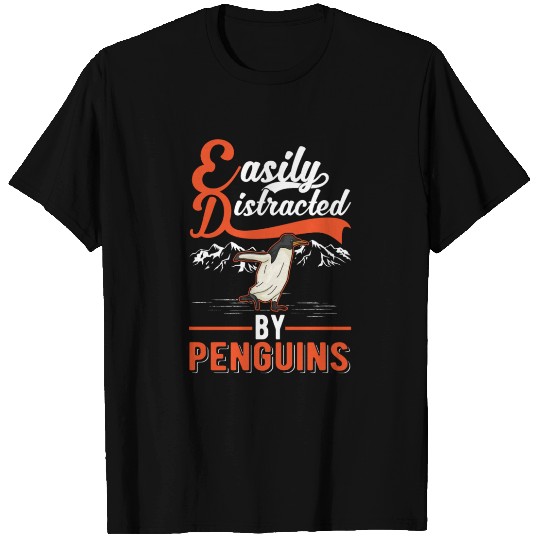 Easily Distracted By Penguins Penguin T Shirts