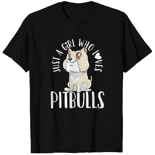 Pitbull Dog Lover Kawaii T Shirts