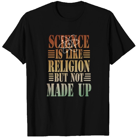 Science Knowledge Religion Scientist Nerd T Shirts