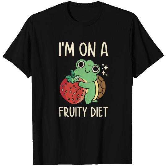 Turtle Strawberry Fruit Diet Wildlife Pet Owner T Shirts