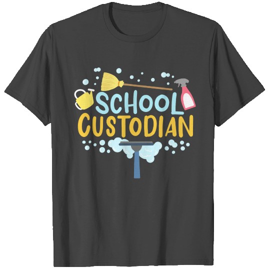 School Custodian Janitor T Shirts