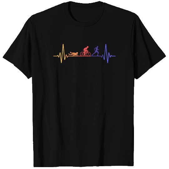 Triathlon Athlete Triathlete Swim Bike Run T Shirts