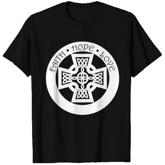 Timeless Celtic Cross With Celtic Knots T Shirts