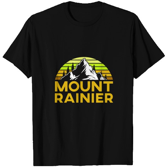 Mount Rainier Mountaineer Summit Sport Hiking T Shirts