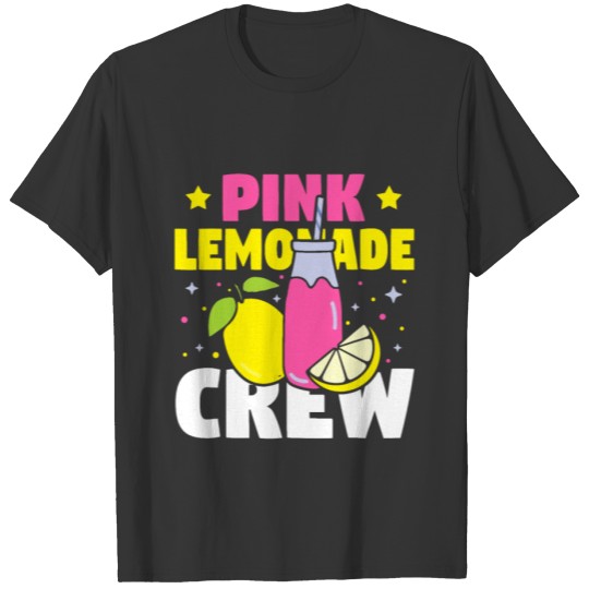 Funny Pink Lemonade Crew Lemon Juice Bossfruit lov T Shirts