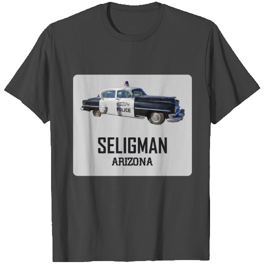 Old car city of Seligman in Arizonna, US Route 66 T Shirts