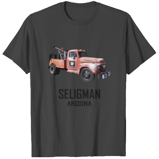 Old car city of Seligman in Arizonna, US Route 66 T Shirts