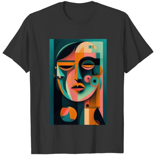 Abstract Face Art - Strong and Empathetic T Shirts