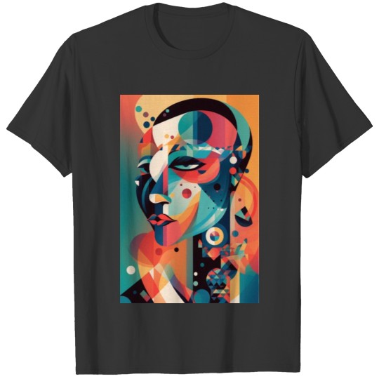 Abstract Face Art - Playful and Quirky T Shirts