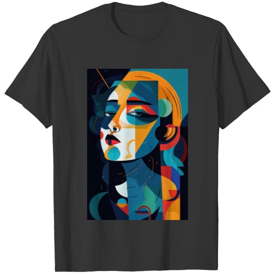 Abstract Face Art - Rising Above the Challenges T Shirts