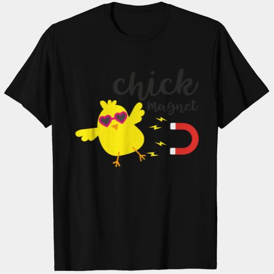 Fun Kids Toddler Boy Easter Chick Magnet T Shirts