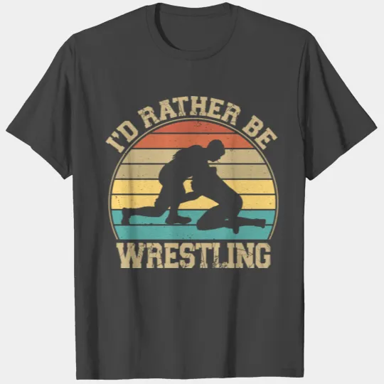 Wrestling Wrestler Ringer T Shirts