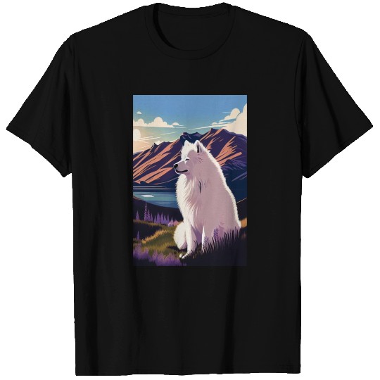 Samoyed Nature T Shirts