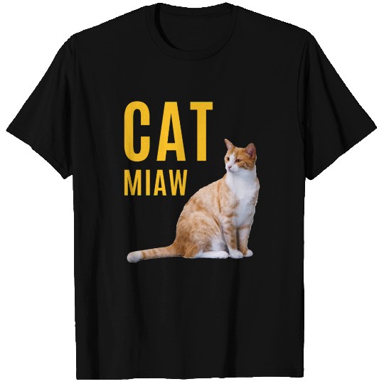 Cute Cat Meow- Funny Cat lovers T Shirts