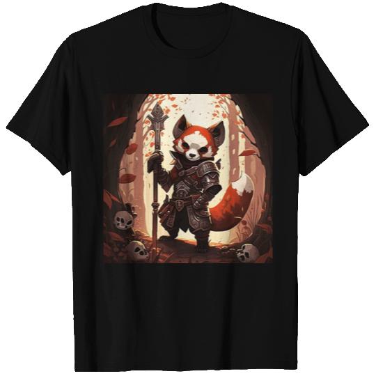 Red Panda Pathfinder Rogue Character Portrait 1 T Shirts