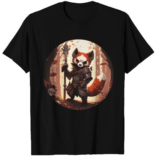 Red Panda Pathfinder Rogue Character Portrait 1 T Shirts