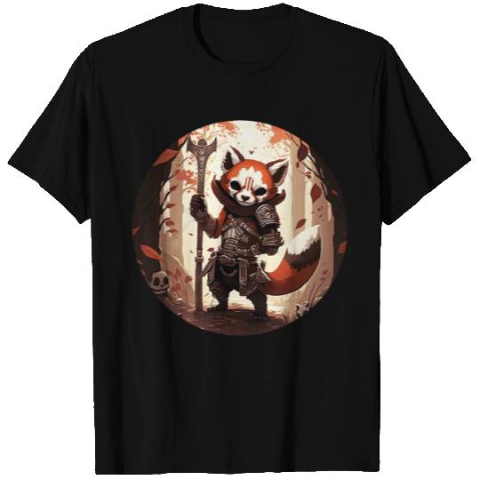 Red Panda Pathfinder Rogue Character Portrait 2 T Shirts