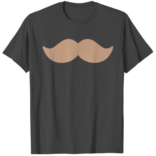 mustache terracotta brown brown man november bicyc T Shirts