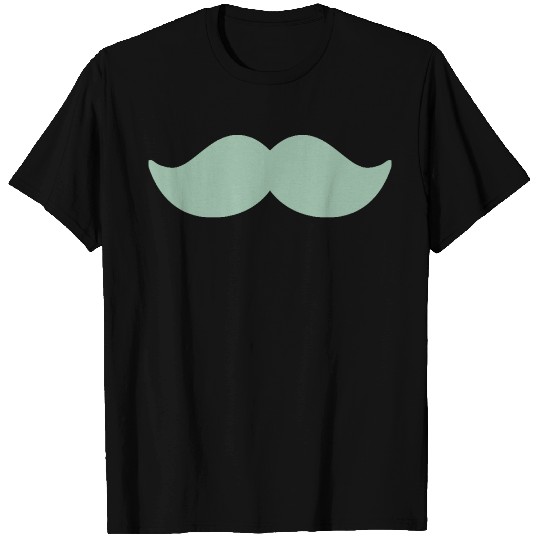 Pastel Green Mustache November Man Cycling T Shirts