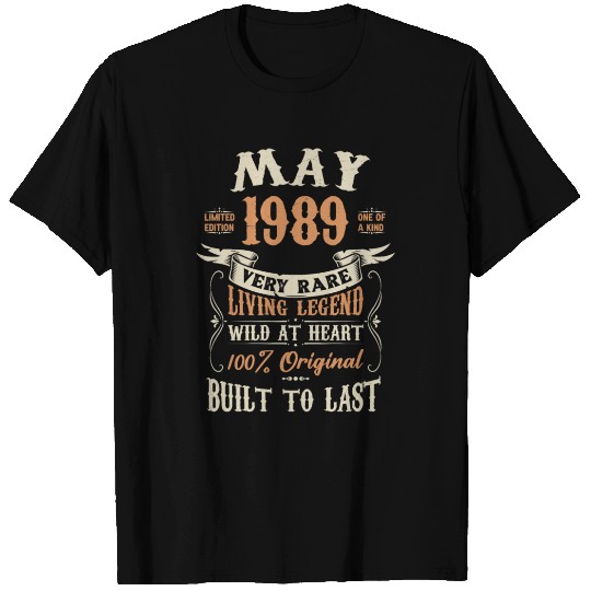 May 1989 Birthday Surprise T Shirts