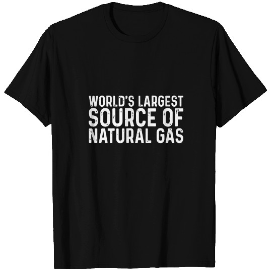 World's Largest Source Of Natural Gas T Shirts