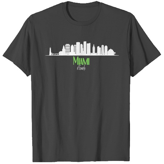 Miami, Florida skyline T Shirts