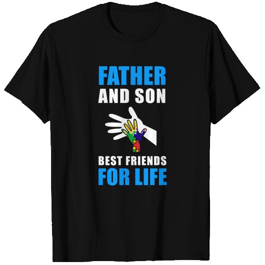 Dad And Son Best Friends For Life retro T Shirts