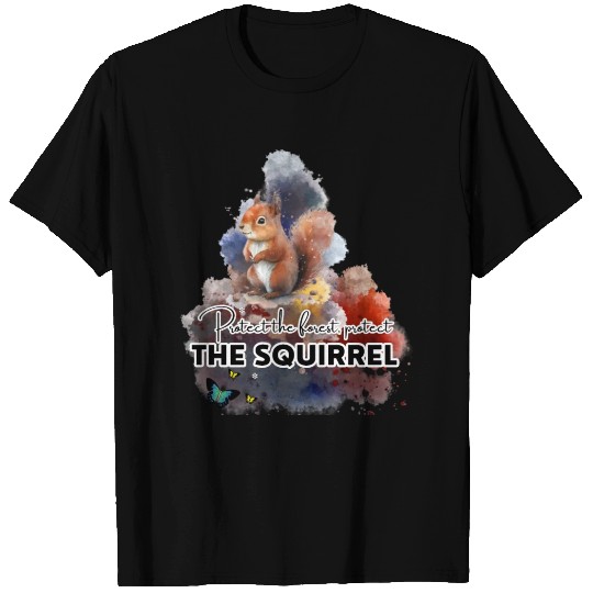 Forest Guardian Squirrel T Shirts