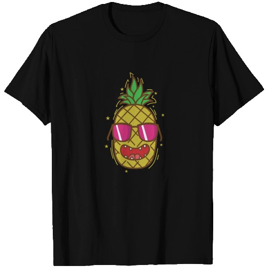 cool Pineapple tropical sweet Fruit T Shirts