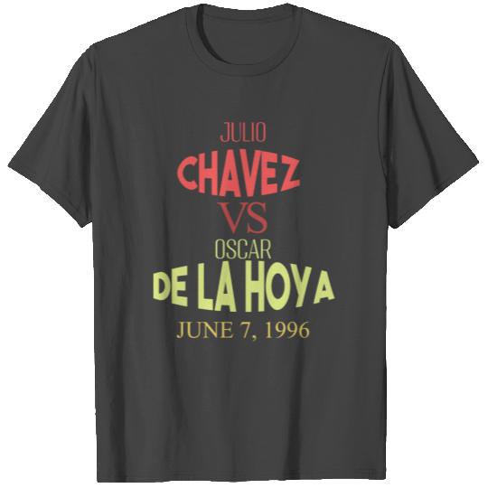 Chavez vs De La Hoya Boxing COLORFUL ORIGINAL T Shirts