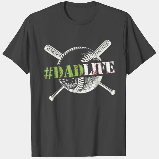 Funny Dad Softball Baseball Daddy sports Father s T Shirts