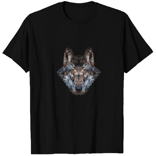 Wolves | Polygon Wolf Head | Low Poly Werewolf T Shirts