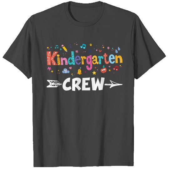 Kindergarten Crew Teacher Team Kinder squad T Shirts