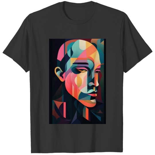 Abstract Face Art - Challenging and Resilient T Shirts